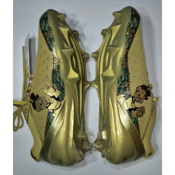 ADIDAS ADIZERO ELECTRIC SCROOGE GOLD FOOTBALL CLEATS MEN'S SIZE 10 IE6557 NEW - Picture 10 of 16
